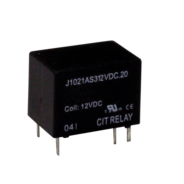 J1021AS312VDC.20 CIT Relay and Switch  Power Relays Over 2 Amps